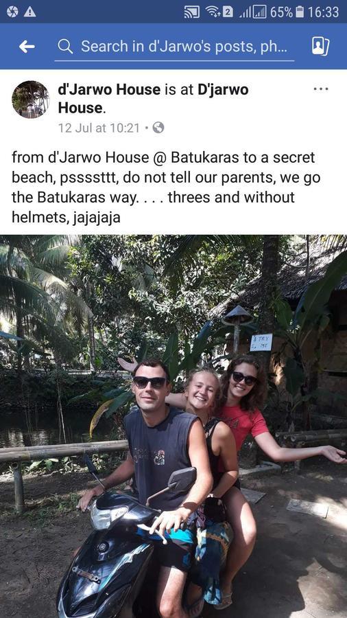 Хостел D'Jarwo House Batukaras Экстерьер фото